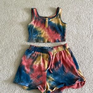 Tye dye matching set